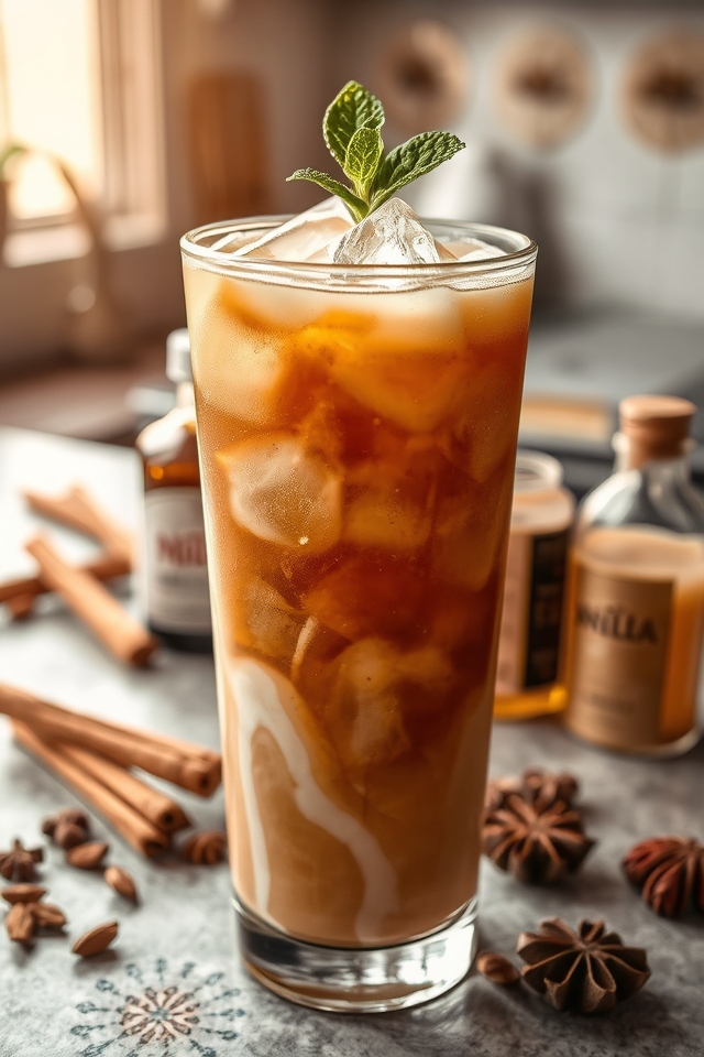iced vanilla chai delight