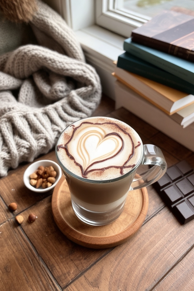 indulgent hazelnut chocolate mochaccino