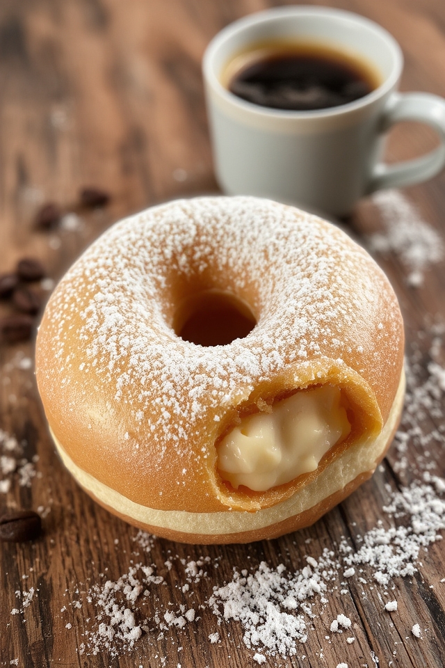 indulgent vanilla cream filled delight