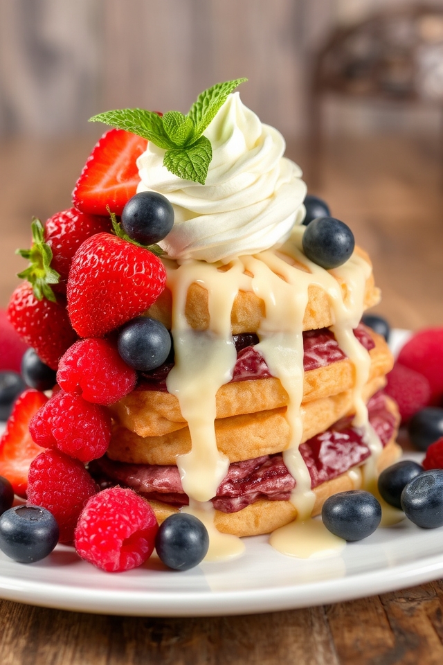 indulgent white chocolate shortcake