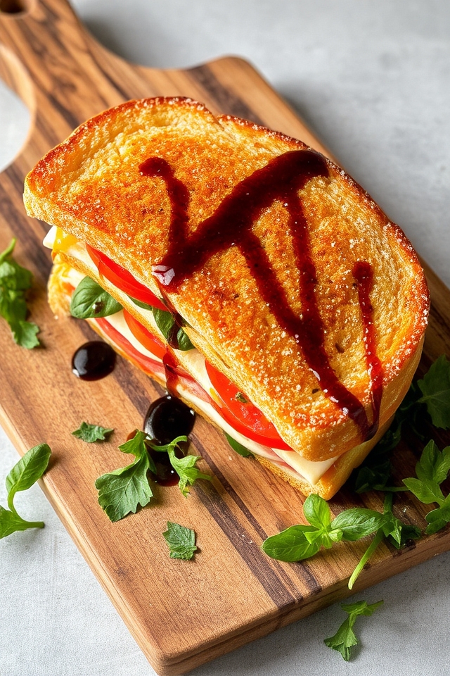 italian inspired breakfast sandwich