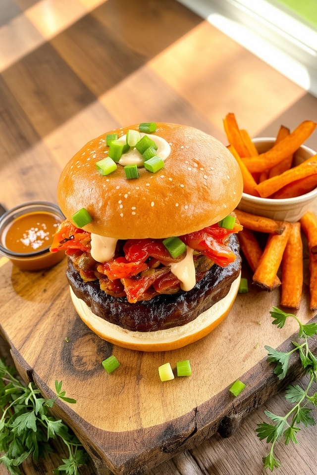 korean bbq burger delight