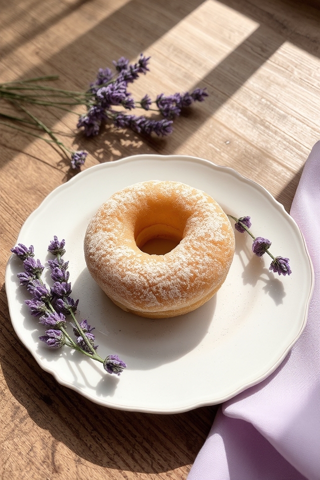lavender infused cream donut experience