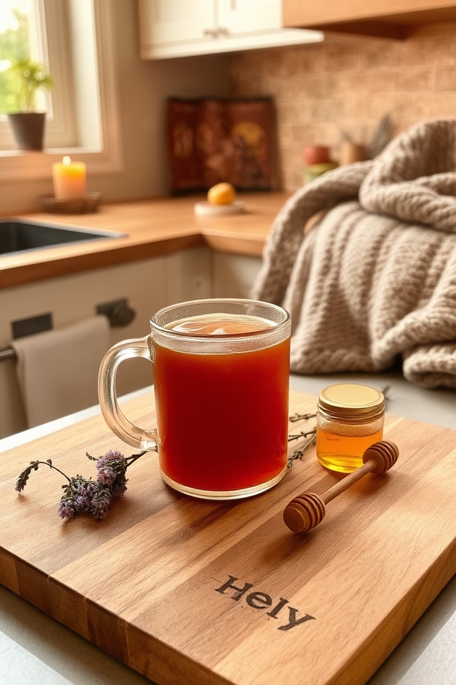 lavender infused honey cider