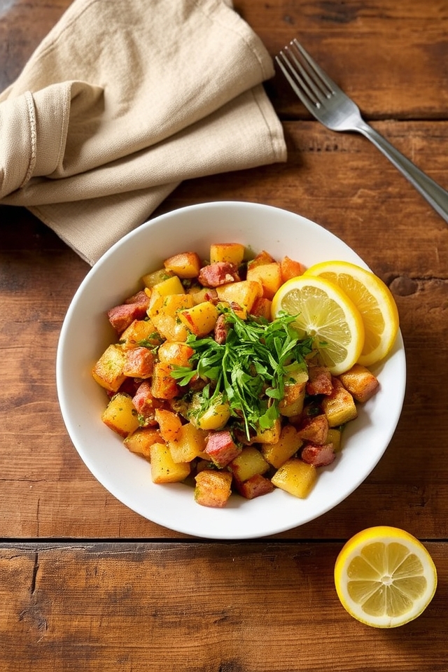 lemon dill corned beef hash