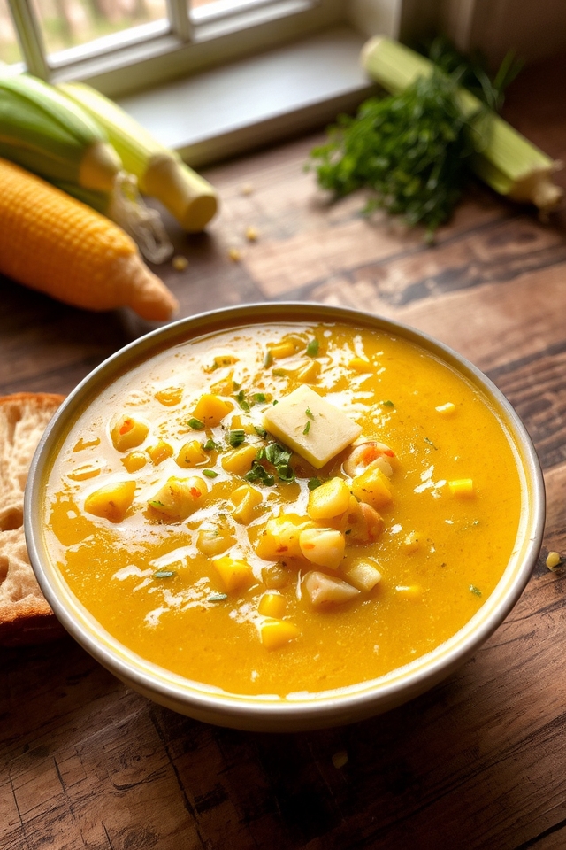lobster corn chowder delight