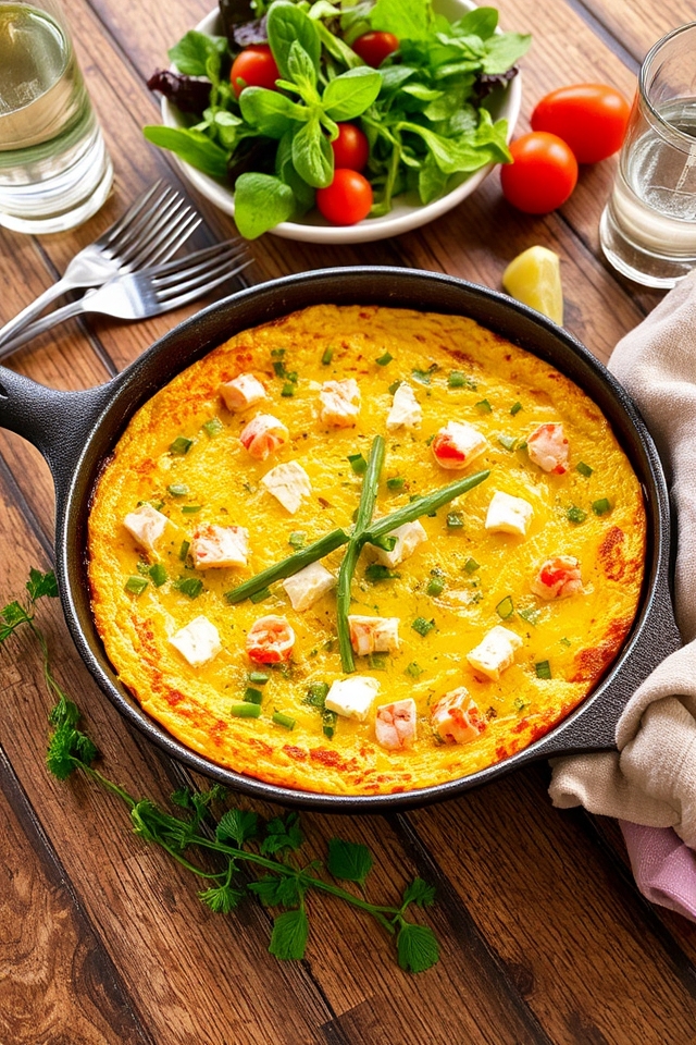 lobster frittata for brunch