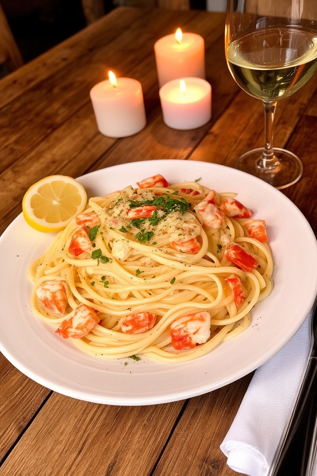 lobster linguine luxury delight