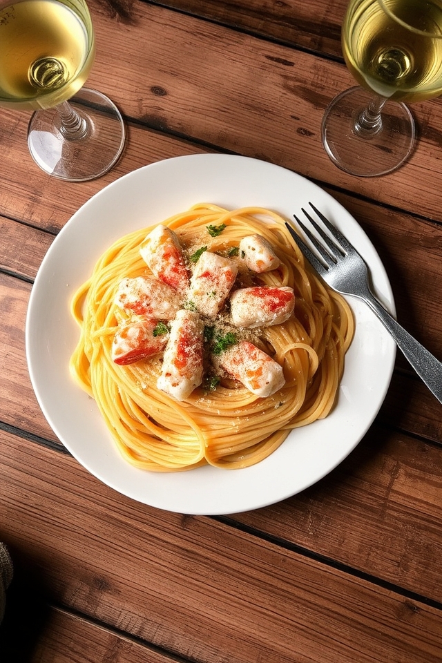 luxurious lobster pasta delight