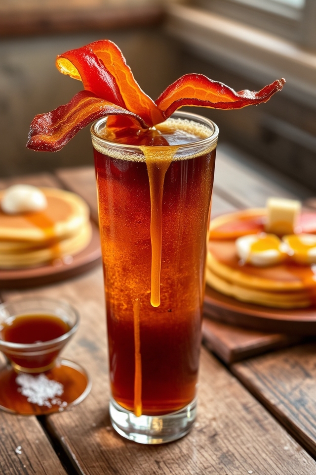 maple bacon beer cocktail