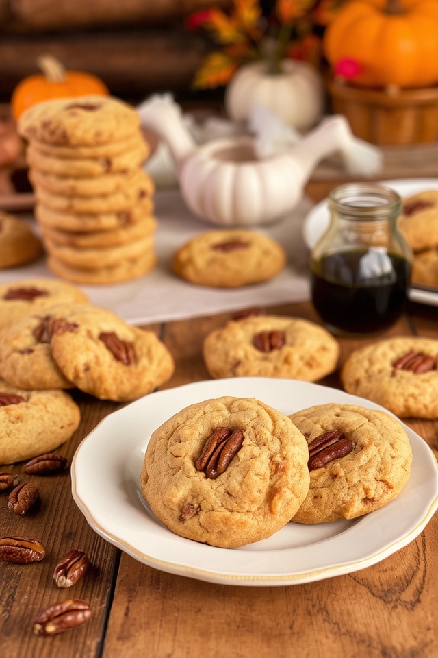 maple infused pecan treats