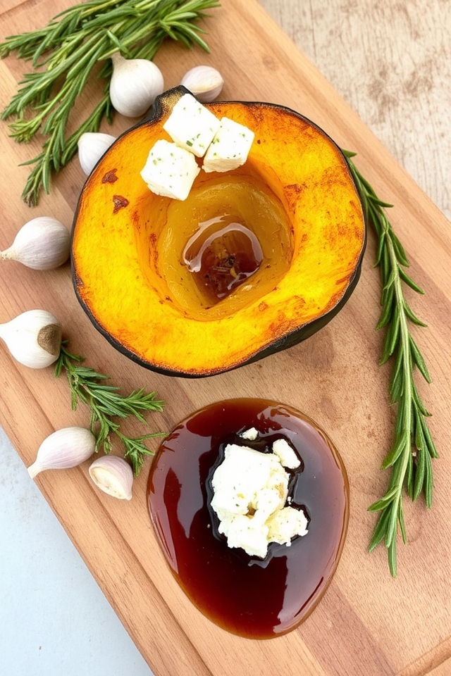 mediterranean roasted acorn squash