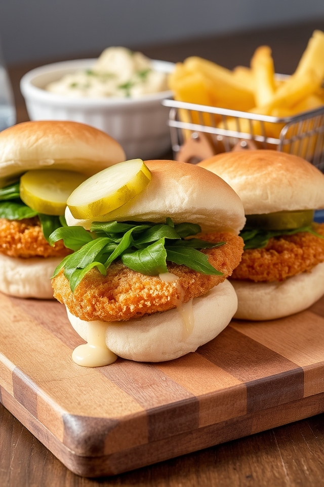 mini schnitzel slider bites