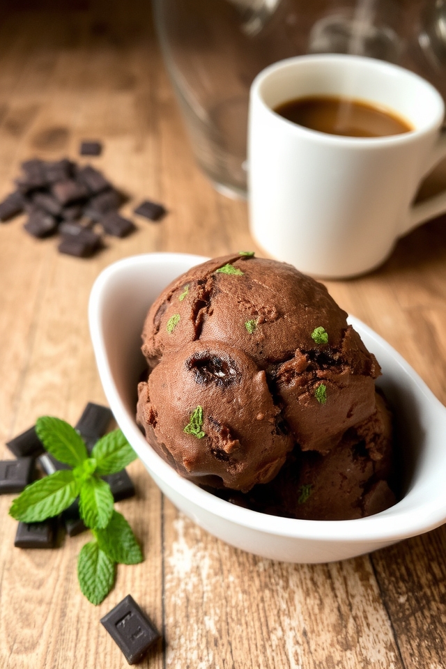 minty chocolate coffee delight