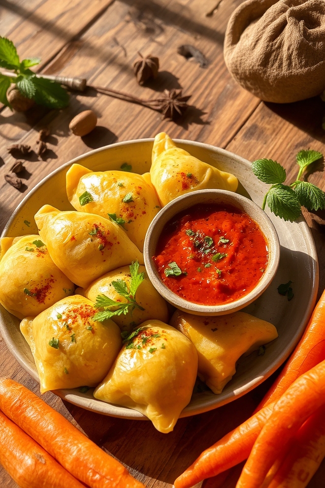 moroccan spiced dumpling delight