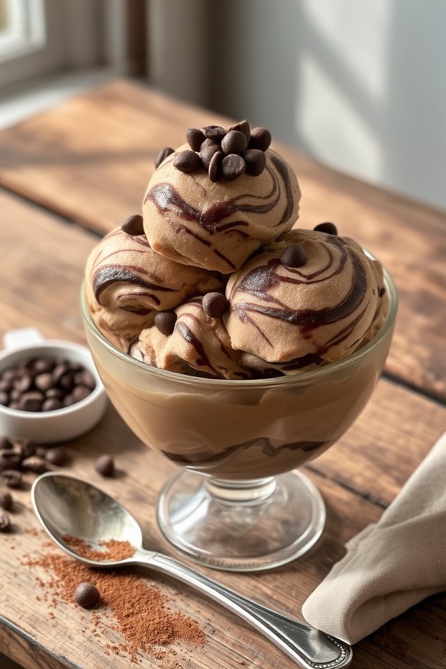 no churn coffee ice cream
