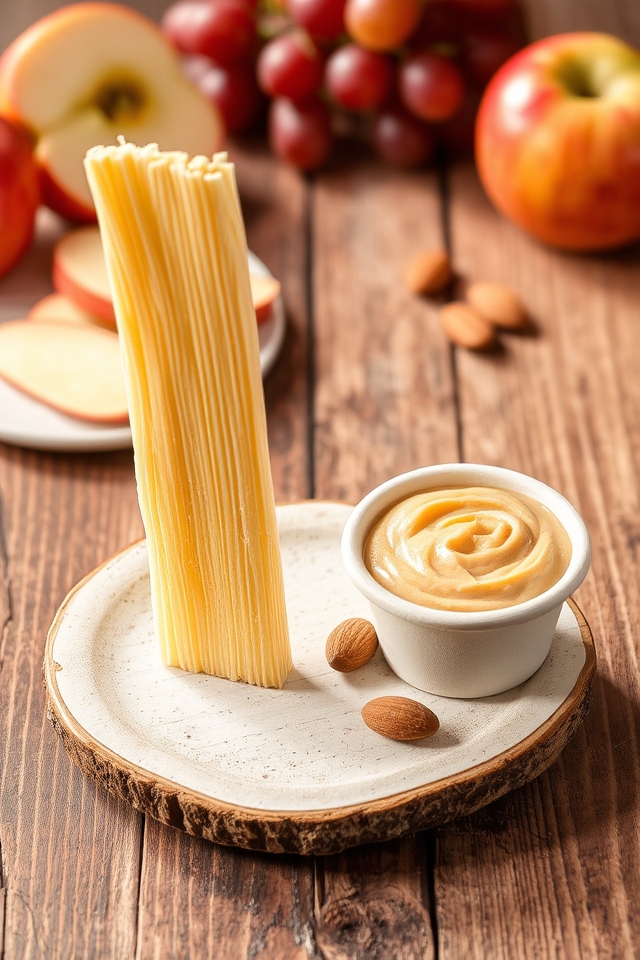 nut butter string cheese snack