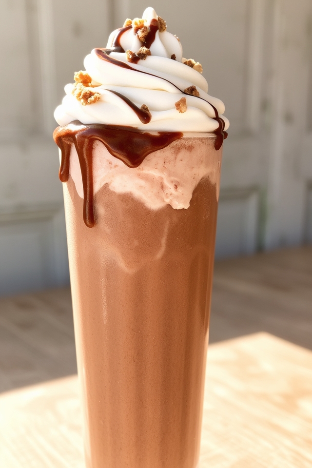 nutella hazelnut milkshake delight
