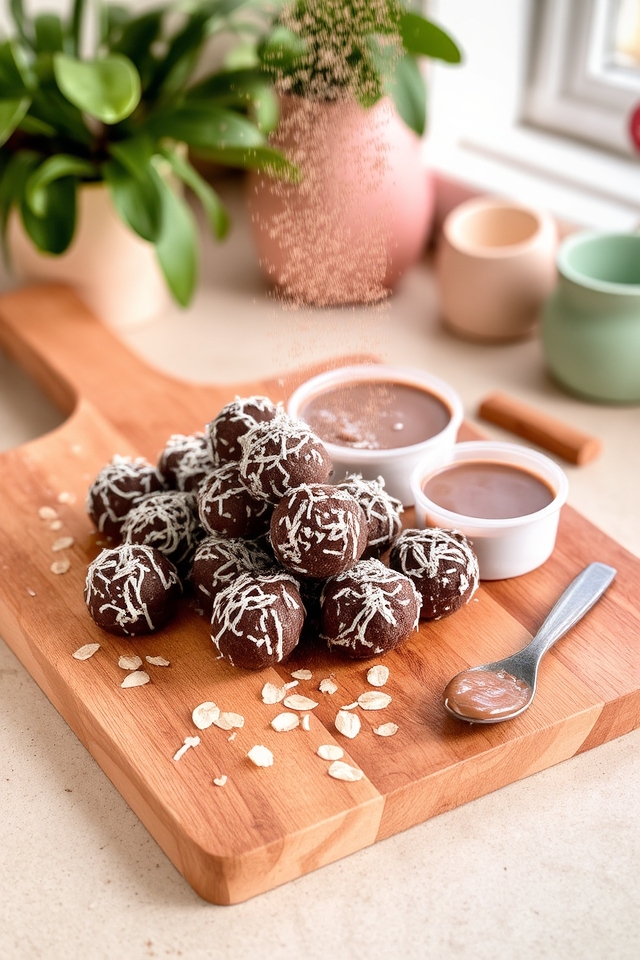 nutritious chocolate coconut bites