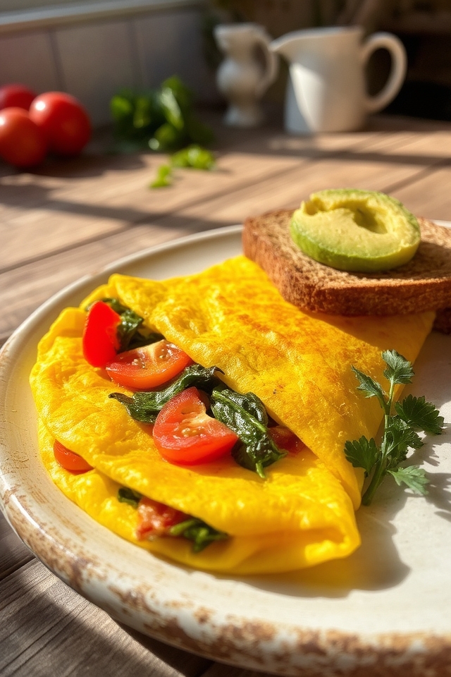 nutritious veggie omelette recipe