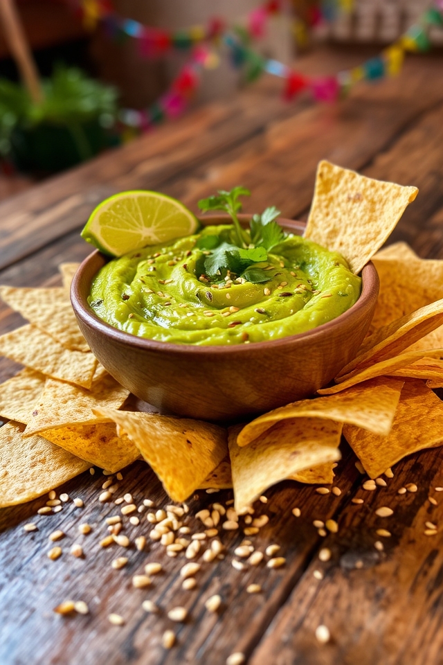 nutty avocado guacamole recipe