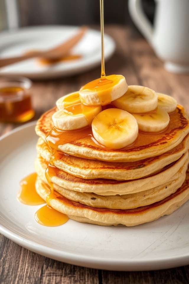 nutty banana pancake delight