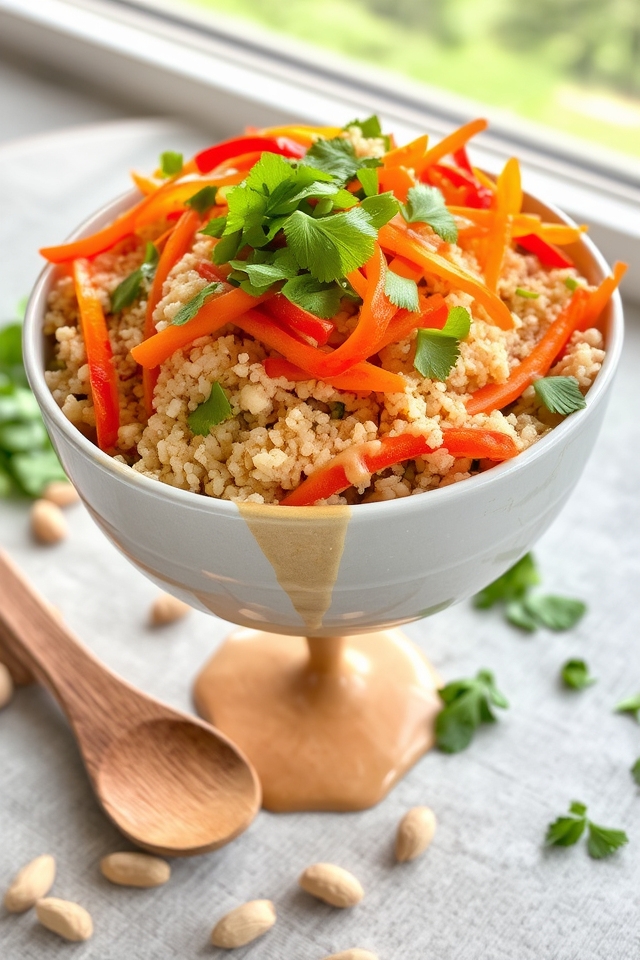 nutty quinoa salad delight