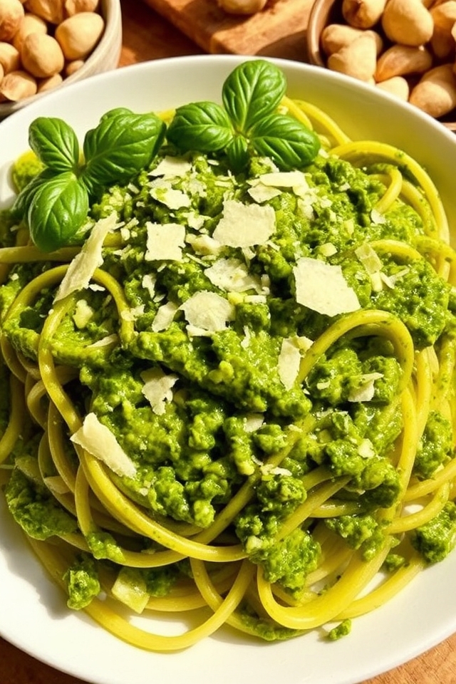 nutty vibrant pasta delight