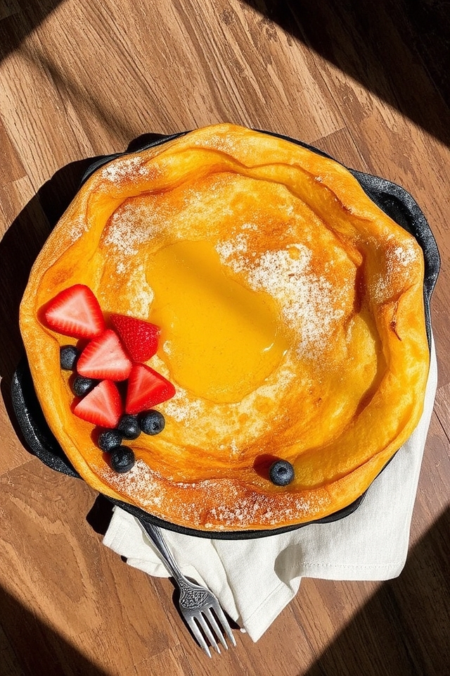oven baked puffy pancake