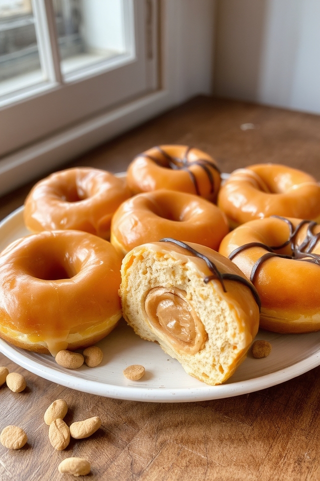 peanut butter filled donut delight