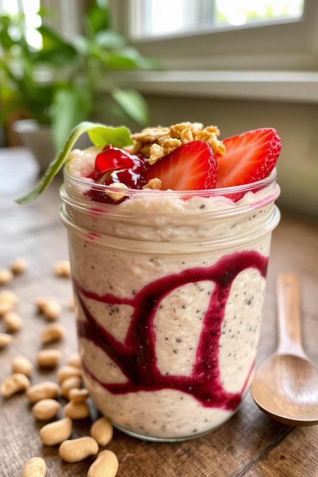peanut butter jelly oats
