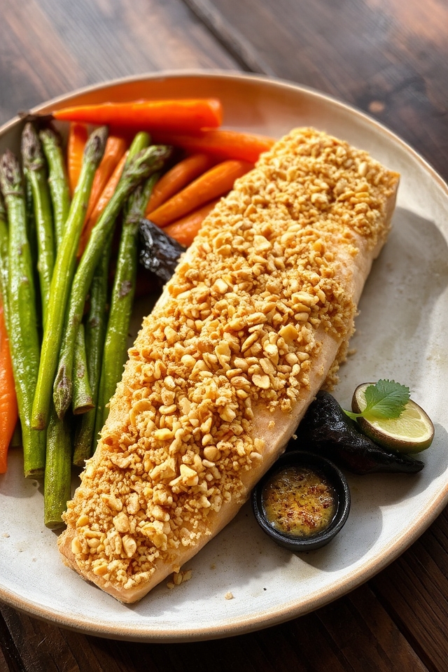peanut crusted fish preparation method
