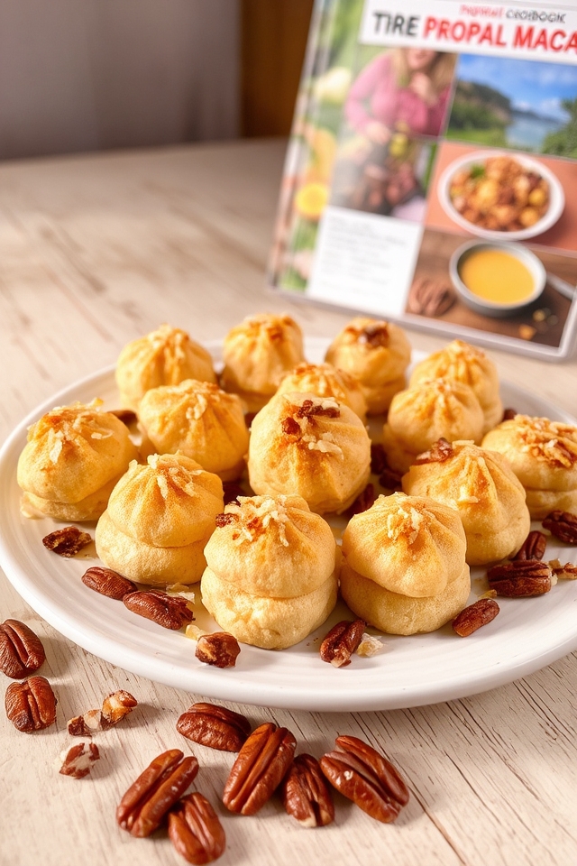pecan coconut chewy treats