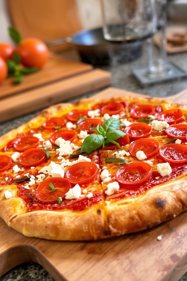 pepperoni feta cheese delight