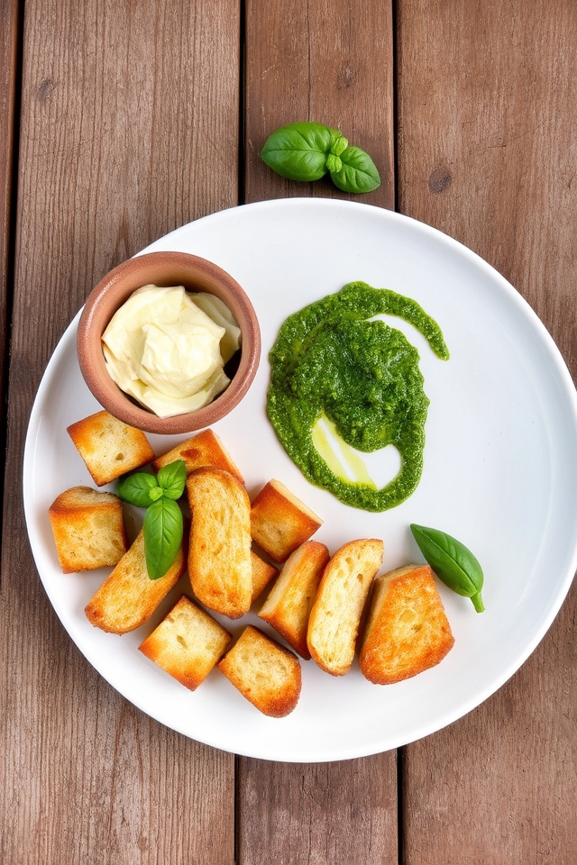pesto goat cheese delight
