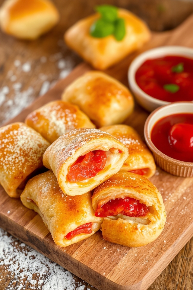 portable pizza bite snacks