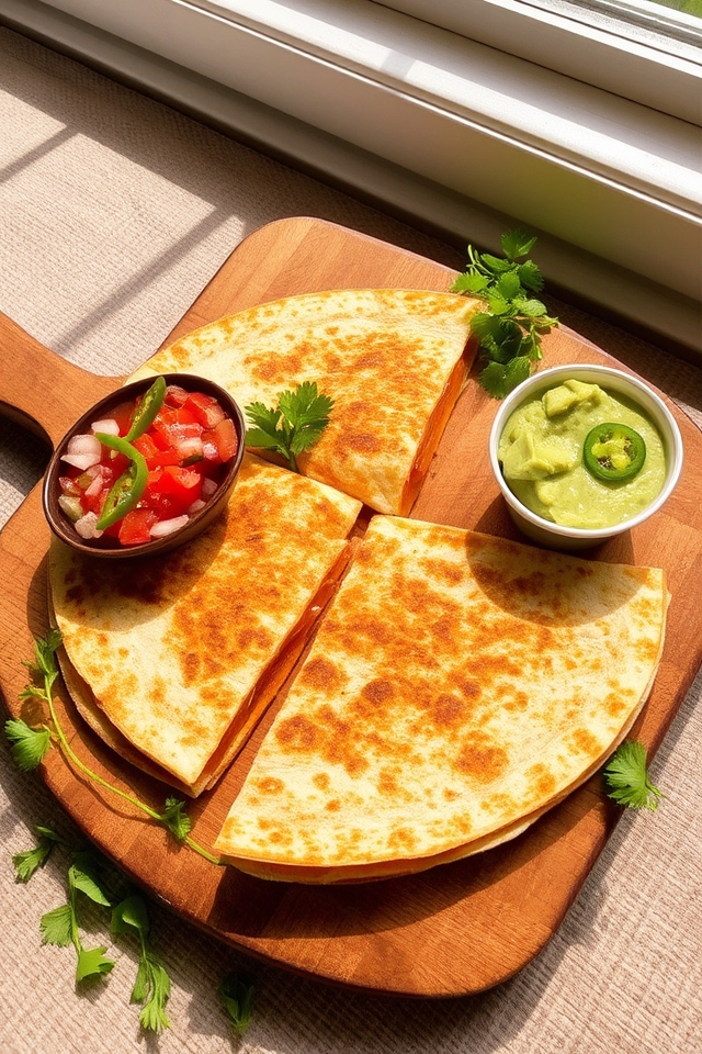 quick and flavorful quesadillas