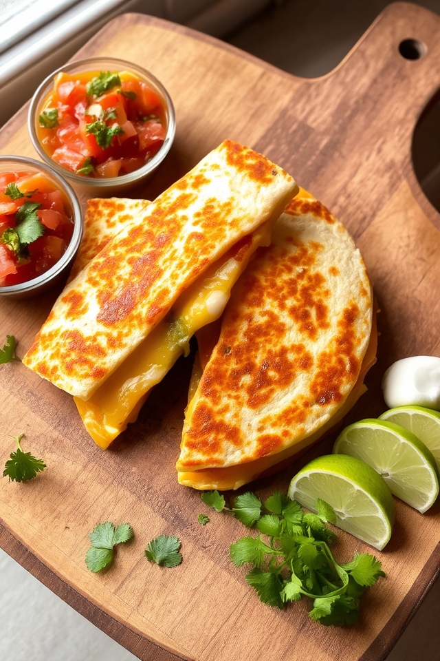 quick and tasty quesadilla