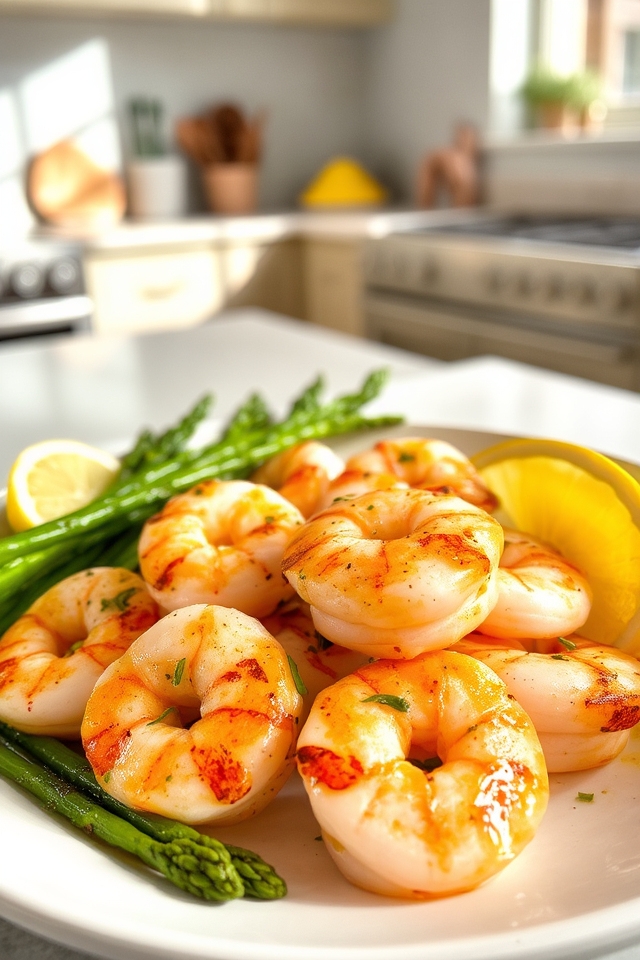 quick lemon garlic shrimp