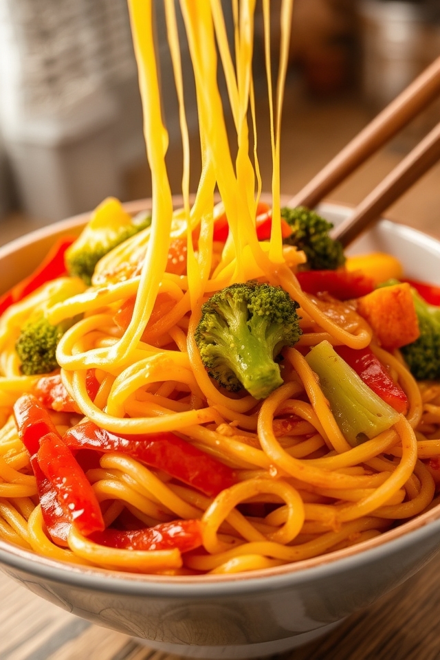 ramen with melty cheese