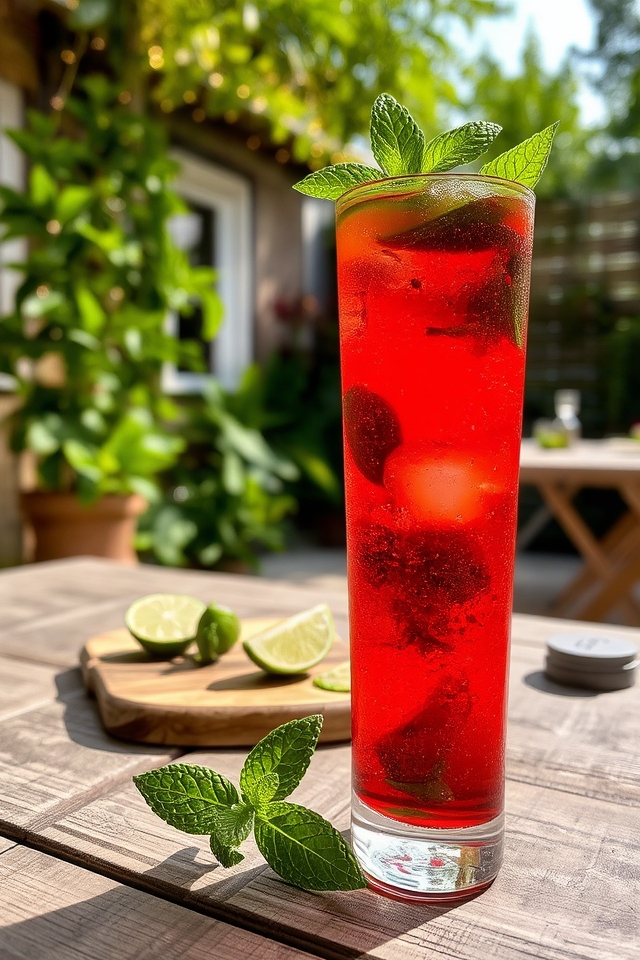 refreshing chianti wine cocktail