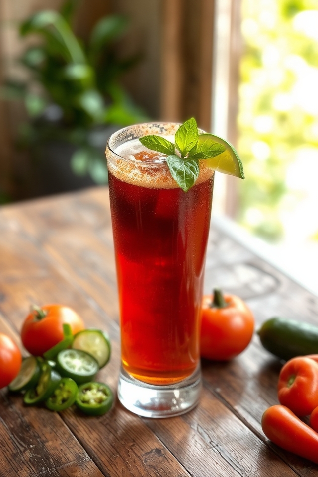 revitalizing mexican beer cocktail
