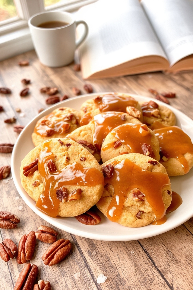 rich buttery praline cookies