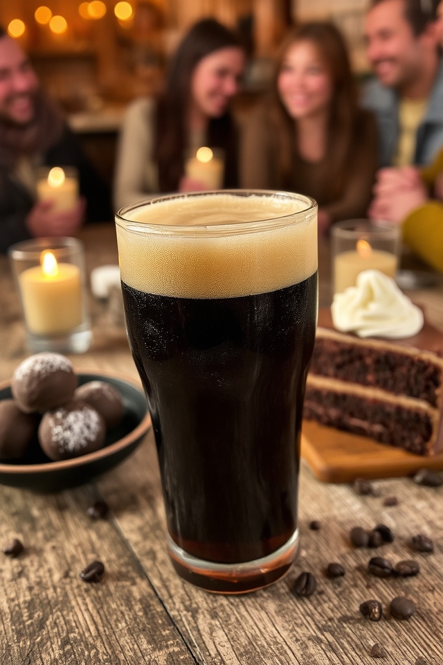 rich creamy dark beer