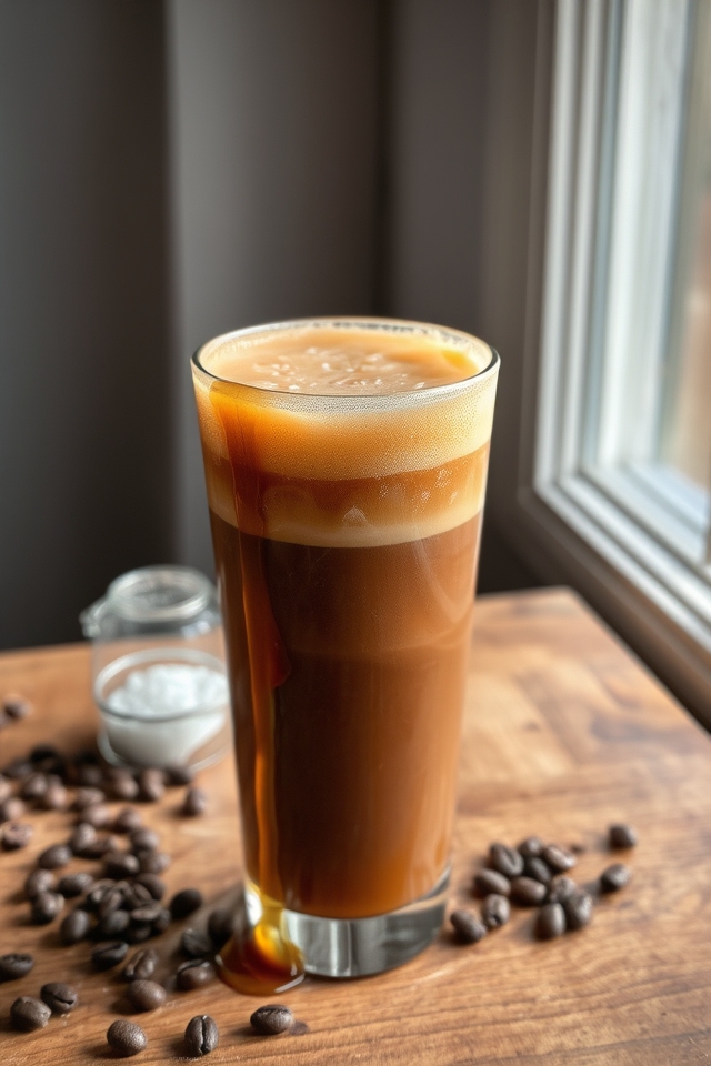 salted caramel coffee indulgence