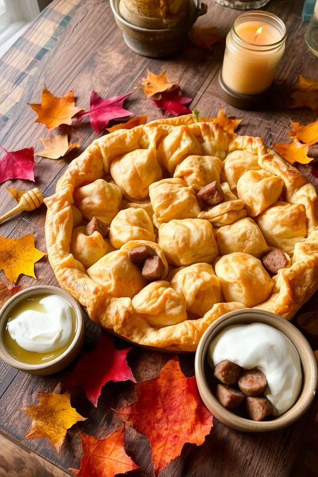 savory fall apple dumplings