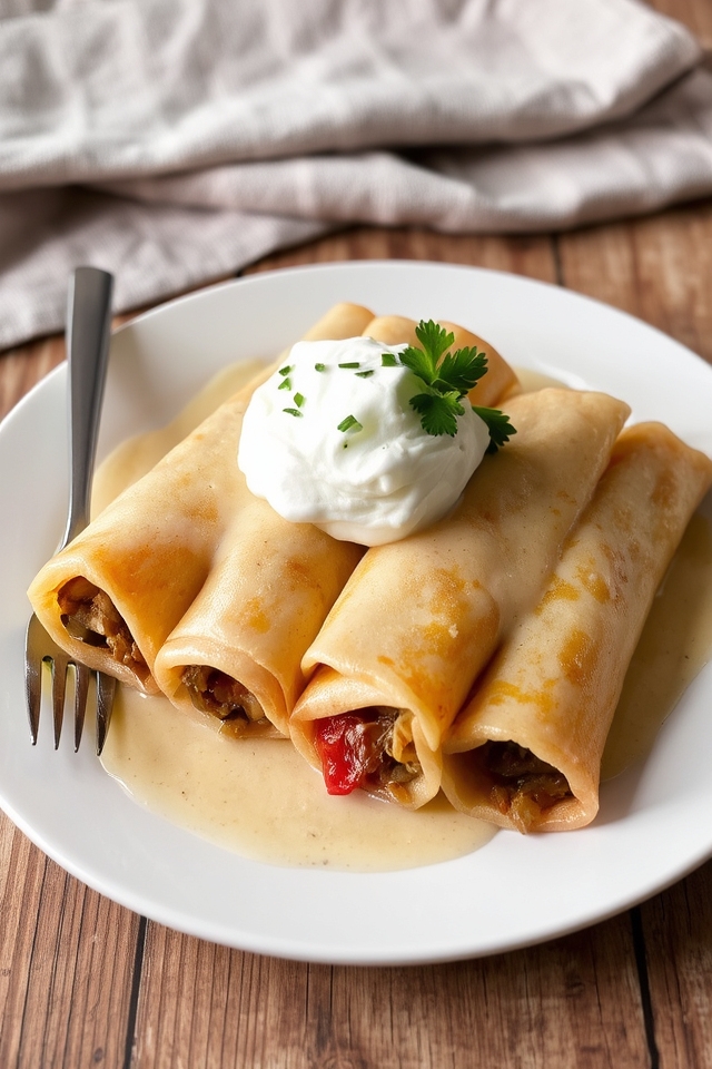 savory hungarian pancake dish