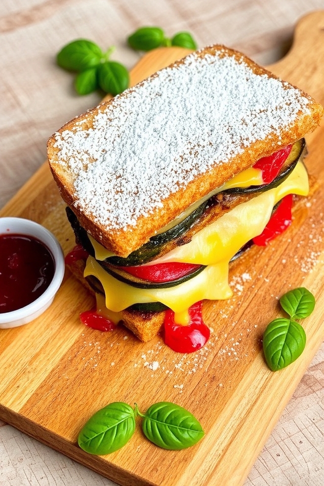 savory meatless sandwich delight