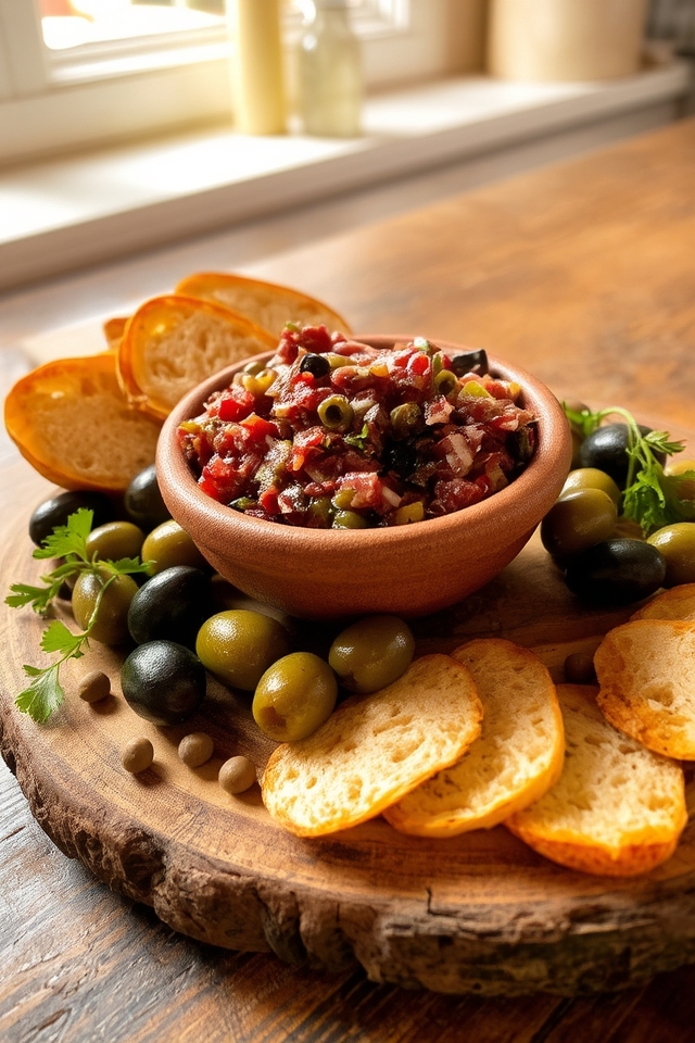 savory olive tapenade appetizer