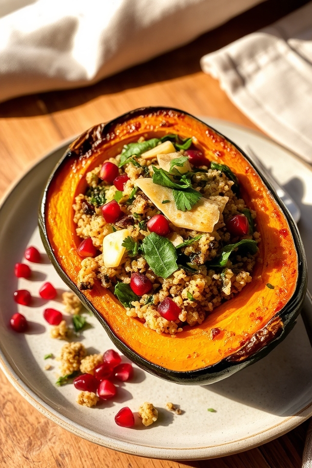 savory roasted acorn squash